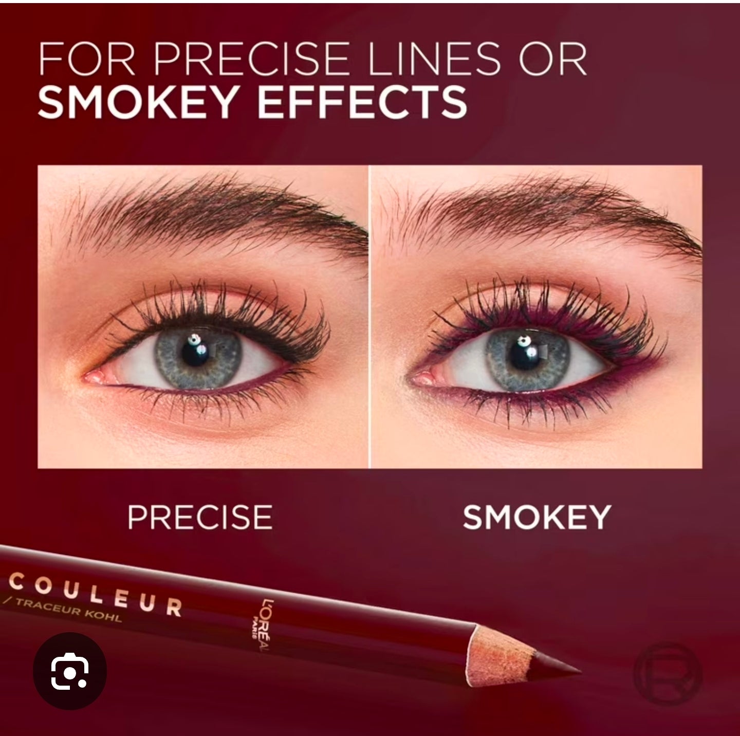 LOREAL BURGANDY CASHMERE KOHL PENCIL 12H WEAR