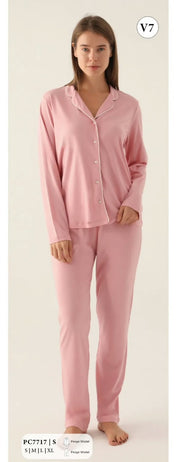 Pierre Cardin Paris dusty pink pyjama set high quality