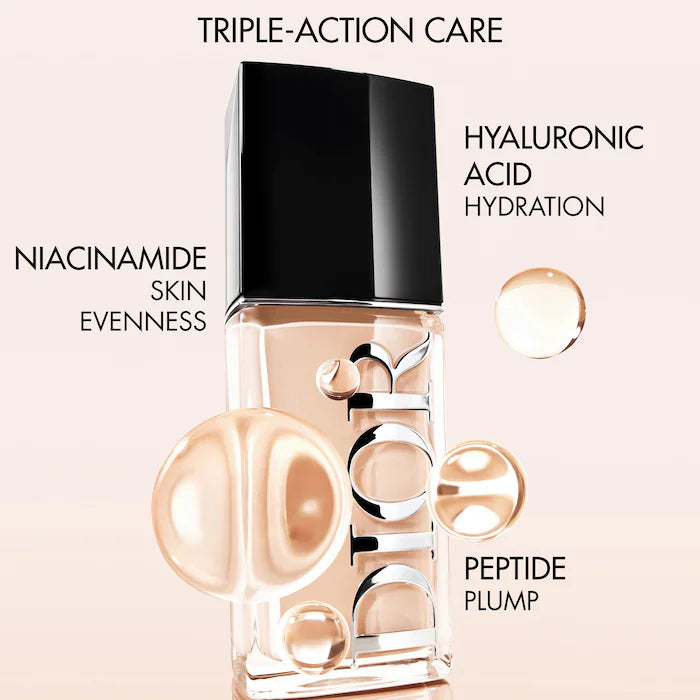 DIOR 
Forever Skin Glow Liquid Foundation 24HR Wear Color: 3N Neutral - light to medium skin with neutral undertones