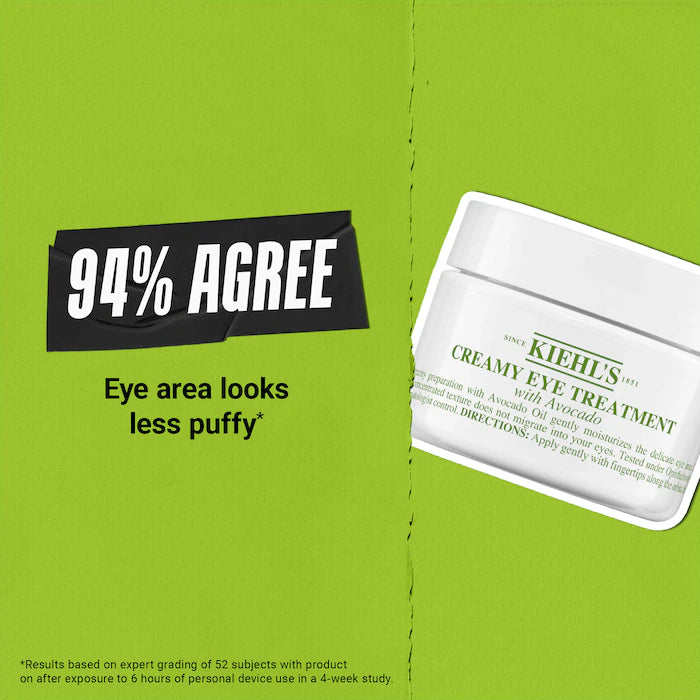 Kiehl's Since 1851  Avocado Eye Cream for Brightening & Depuffing 28g