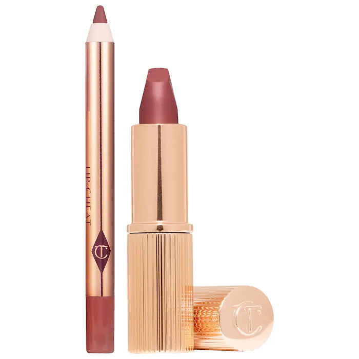 Charlotte Tilbury  Mini Pillow Talk Lipstick & Liner Set-MEDIUM