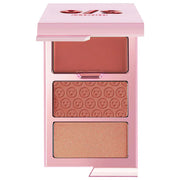 ONE/SIZE by Patrick Starrr  Cheek Clapper 3D Blush Trio Palette Color: Very That - Soft Nude Rosy Mauve Trio