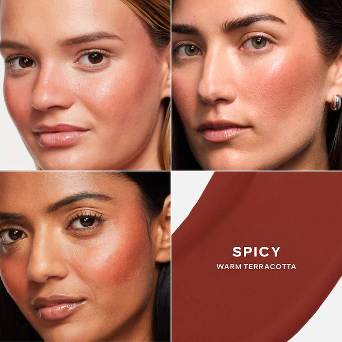 Saie  Dew Blush Liquid Cream Blush-SPICY