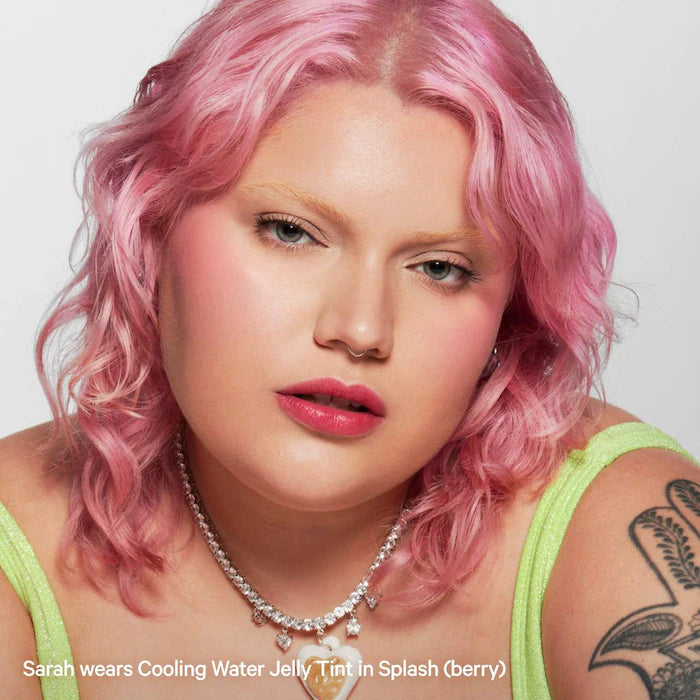 MILK MAKEUP  Cooling Water Jelly Tint Lip + Cheek Blush Stain -Splash - Berry Plum