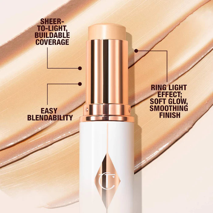 Charlotte Tilbury  Unreal Skin Sheer Glow Tint Hydrating Foundation Stick Color: 3 Fair - fair with neutral undertones