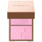 PATRICK TA  Major Glow Creme & Powder Light Reflecting Translucent Highlighter Duo-Color: Baby - pink shimmer