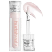 HUDA BEAUTY  Faux Filler Shiny Non-Sticky Lip Gloss Color: She Glitzy - sheer clear iridescent gloss