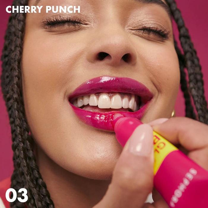SEPHORA COLLECTION  Glaze Hydrating Lip Balm Color: 03 Cherry Punch - vibrant cherry