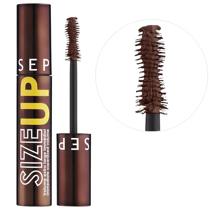 SEPHORA SIZE UP MASCARA - BROWN -