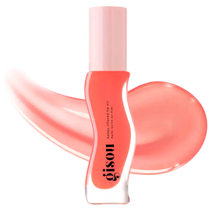 Gisou  Honey Infused Hydrating Lip Oil-Beellini Peach - Sheer Soft Peach