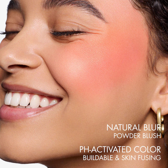 DIOR  Rosy Glow Powder Blush.                            Color: 077 Candy - a pearlescent bubblegum pink