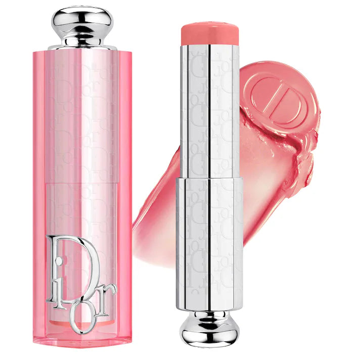 DIOR  Rosy Glow Blush Stick Color: 077 Candy - a pearlescent bubblegum pink