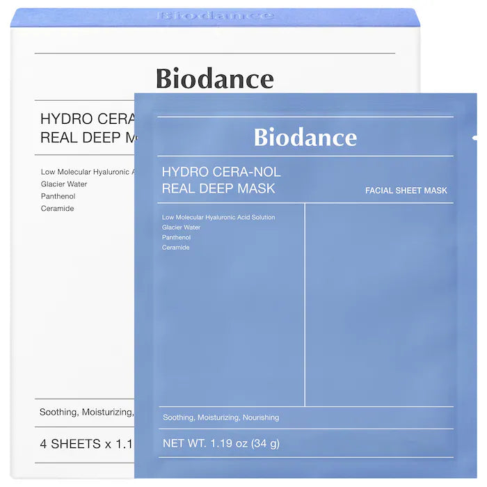Biodance  Hydro Cera-nol Real Deep Mask - 1 pack for Dryness Relief & Redness Soothing