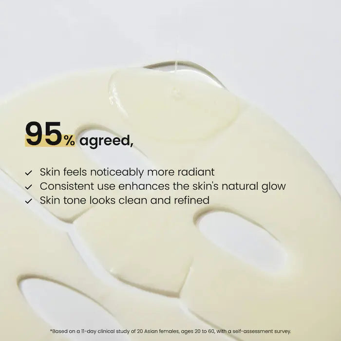 Biodance  Radiant Vita Niacinamide Real Deep Mask – 1 mask for Brightening Dull Skin & Dark Spot Care