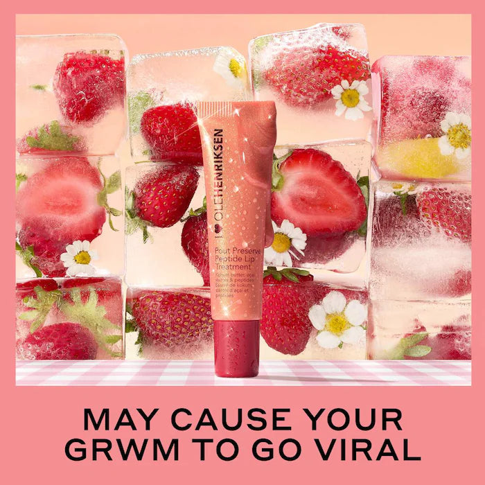 OLEHENRIKSEN  Pout Preserve Hydrating Peptide Lip Treatment-      Color: Strawberry Sorbet Glimmer