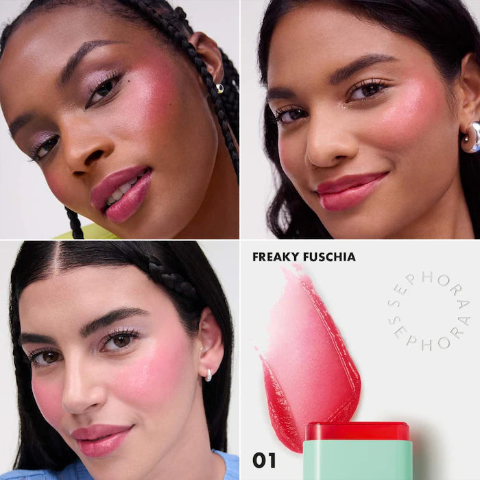 SEPHORA COLLECTION  Color Twister Color Changing Oil-in-Stick for Lip + Cheek -01  Freaky Fuchsia- -