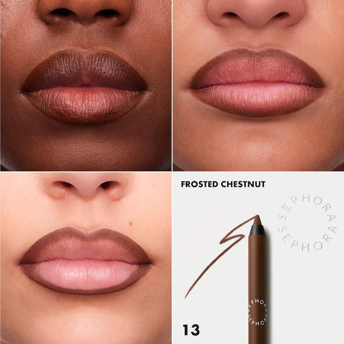 SEPHORA COLLECTION  Colorful 8HR LongwColor: 13 Frosted Chestnut - matte pink brownear Transferproof Lip Liner