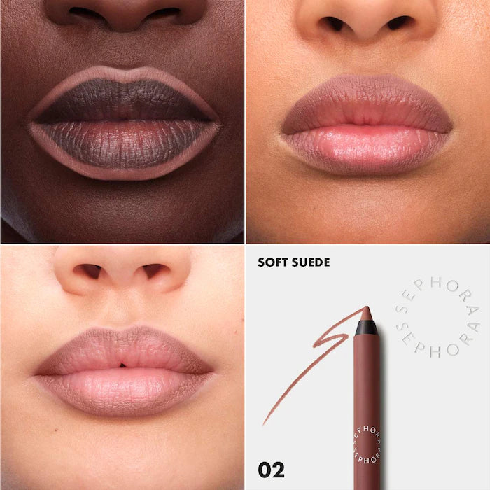 SEPHORA COLLECTION  Colorful 8HR Longwear Transferproof Lip LinerColor: 02 Soft Suede - matte true nude