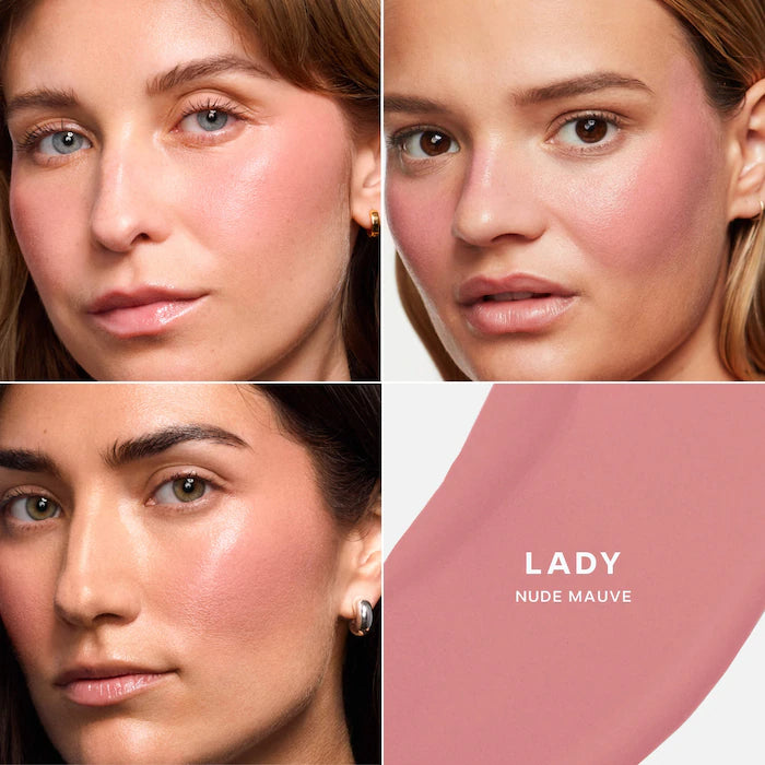 Saie  Dew Blush Liquid Cream Blush Color: Lady - Nude Mauve