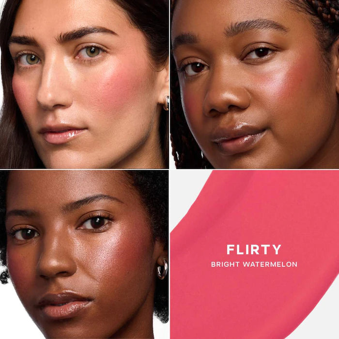 Saie  Dew Blush Liquid Cream Blush-Color: Flirty - Watermelon