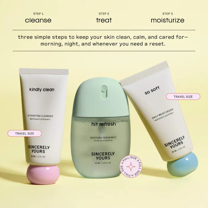 Sincerely Yours  Fresh Starter 3 Piece Skincare Set