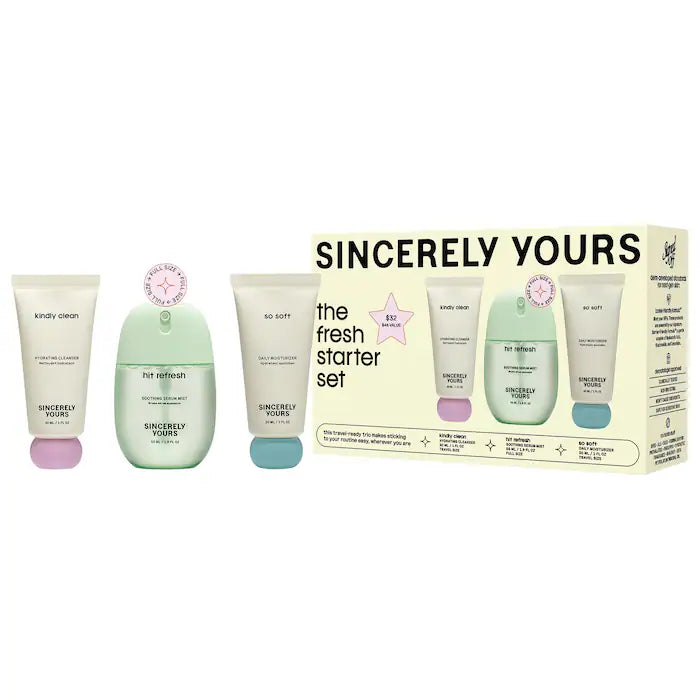 Sincerely Yours  Fresh Starter 3 Piece Skincare Set