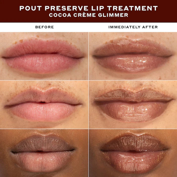 OLEHENRIKSEN  Pout Preserve Hydrating Peptide Lip Treatment-Color: Cocoa Creme Glimmer