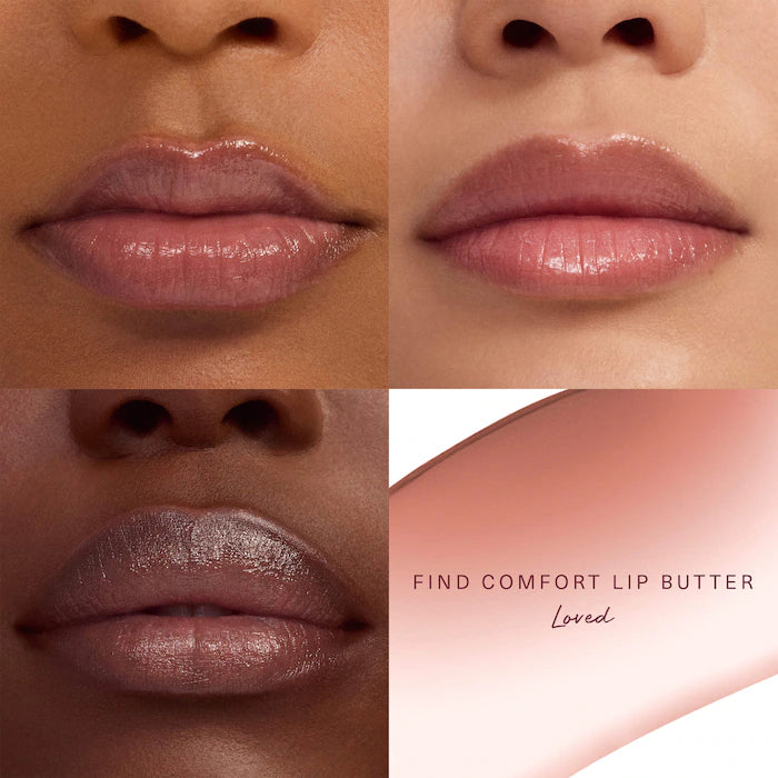 Rare Beauty by Selena Gomez  Find Comfort Lip Butter Balm + Overnight Mask with Hyaluronic Acid ButterColor: Loved - tea rose | subtle vanilla scent