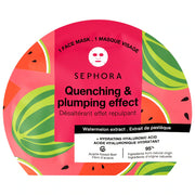SEPHORA FACE MASK QUENCHING AND PLUMPING EFFECT