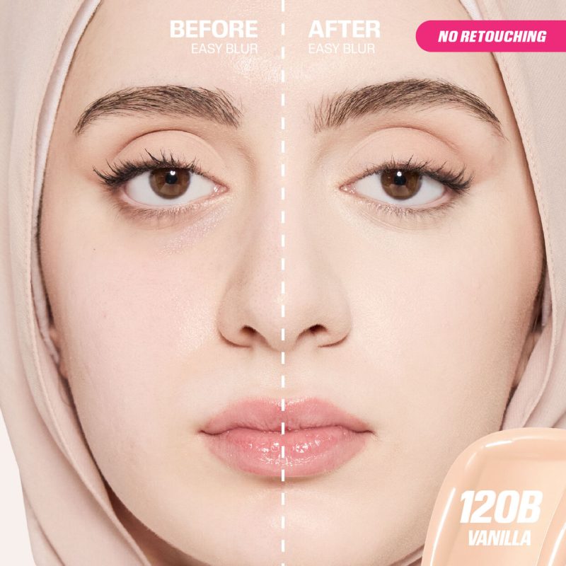 HUDABEAUTY EASY BLUR FOUNDATION MINI-VANILLA 120B- - Image 2
