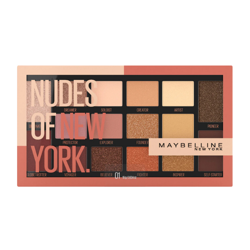 MAYBELLINE EYESHADOW PALETTE - NUDES OF NEW YORK -