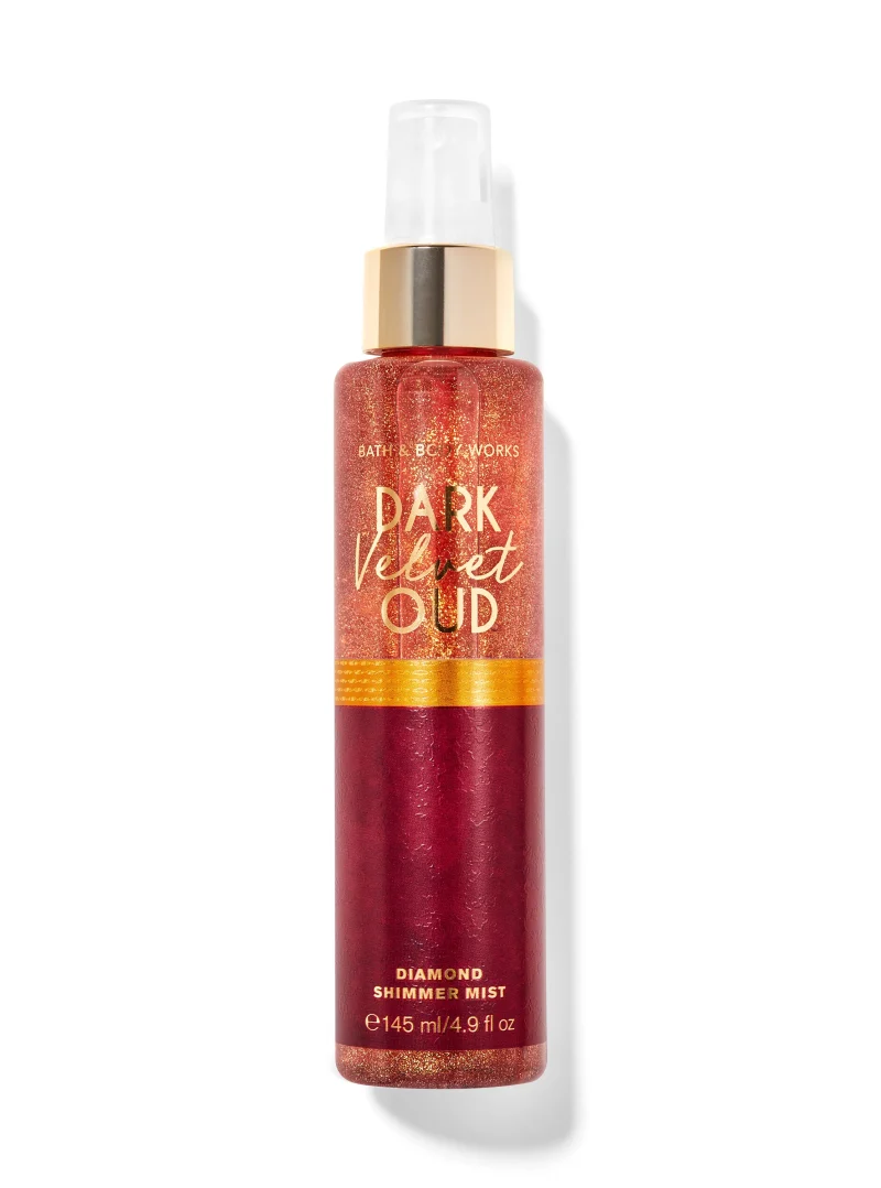 BATH AND BODY WORKS DARK VELVET OUK DIAMOND SHIMMER MIST