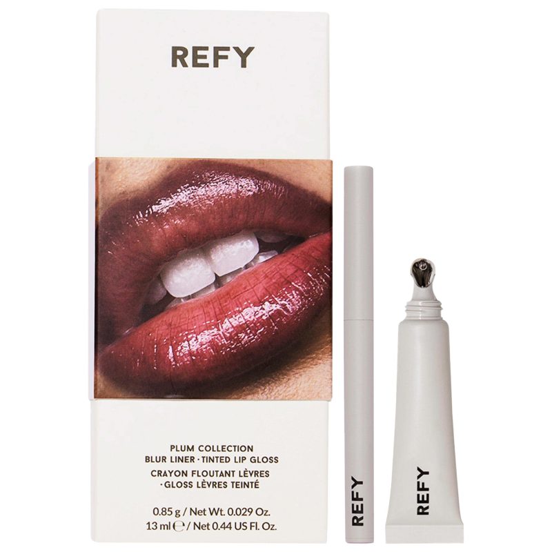 REFY PLUM LIP COLLECTION - BLUR LINER AND TINTED LIP GLOSS -