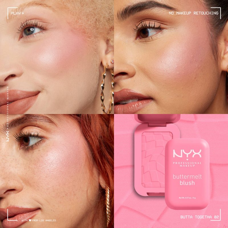 NYX BLUSH SHADE BUTTA TOGETHER 02 - Image 5