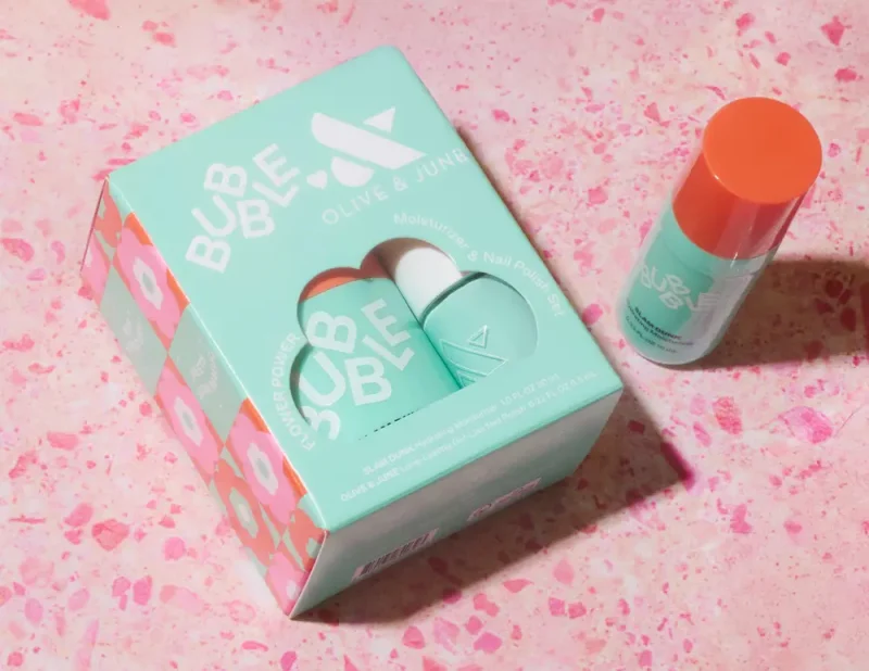 BUBBLE Flower Power Face & Nail Polish Set - Image 3