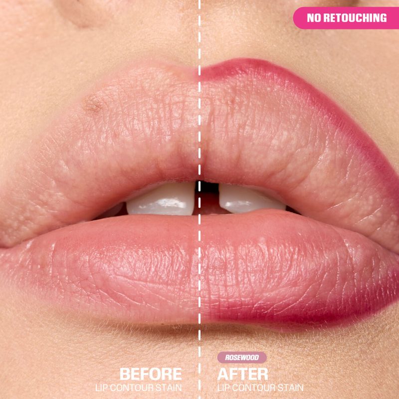 Lip Contour HUDABEAUTY Lip Stain For 12-Hour Wear Rosewood - Image 2