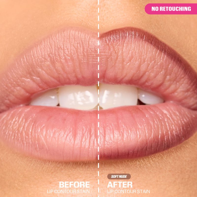 Lip Contour HUDABEAUTY Lip Stain For 12-Hour Wear Soft Nude - Image 2