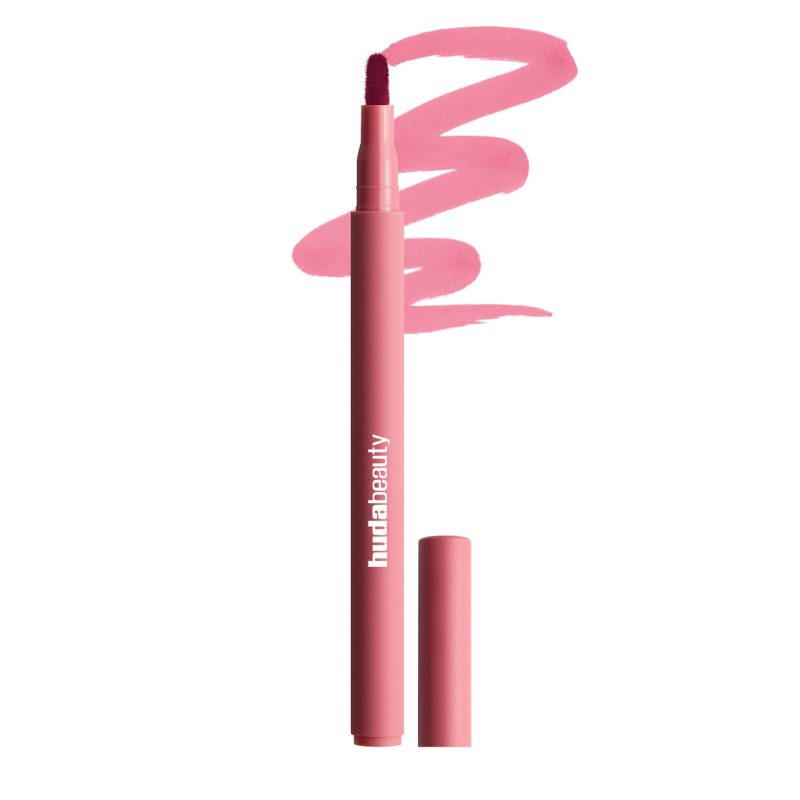 Lip Contour HUDABEAUTY Lip Stain For 12-Hour Wear Rosewood