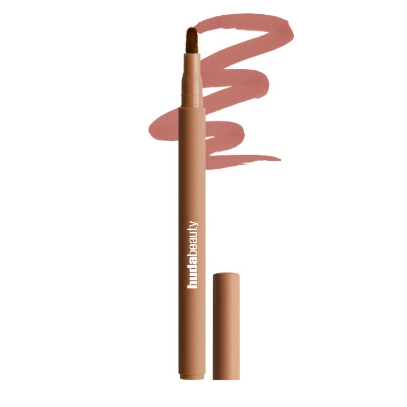 Lip Contour HUDABEAUTY Lip Stain For 12-Hour Wear Soft Nude