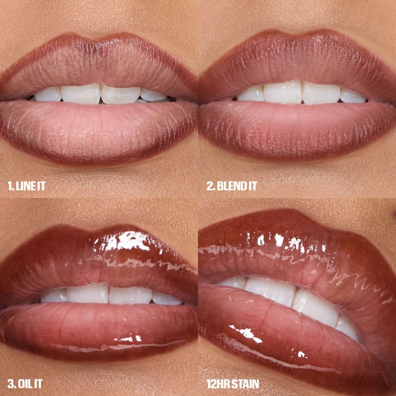 HUDABEAUTY Lip Contour Lip Stain For 12-Hour Wear Rich Brown - Image 2