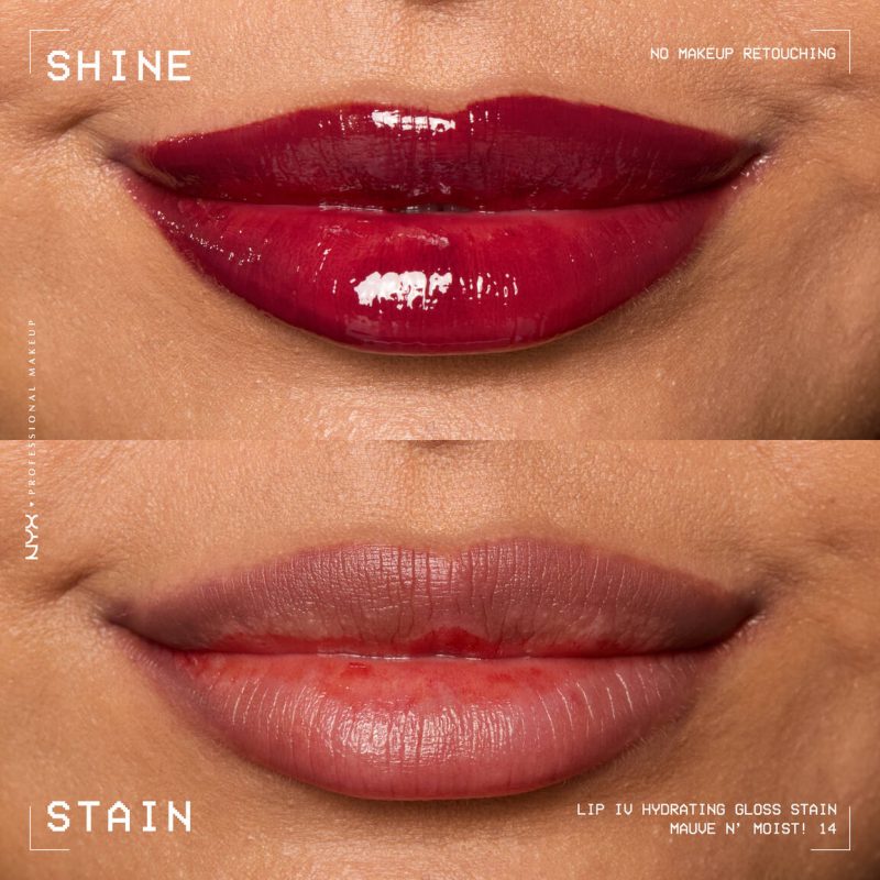 NYX LIP IV HYDRATING GLOSS SERUM -  MAUVE N MOIST! - Image 3
