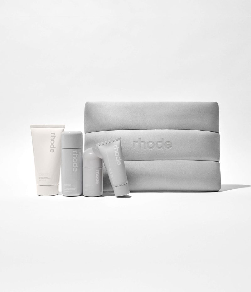 THE RHODE KIT, Pineapple Refresh, Glazing Milk, Peptide Glazing Fluid, and Barrier Restore Cream