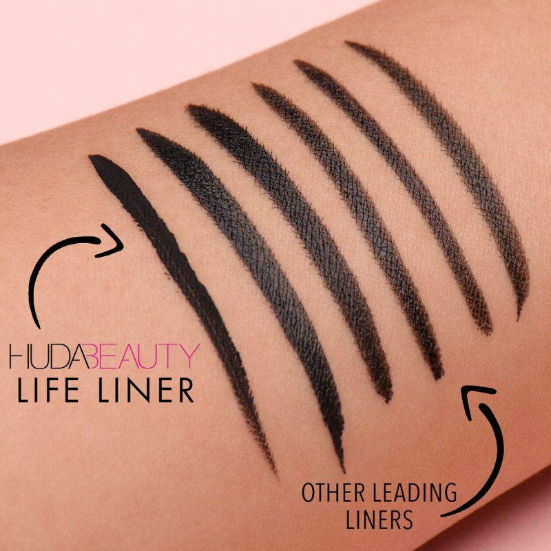 HUDA BEAUTY Life Liner Double Ended Eyeliner Liquid & Pencil - Image 3