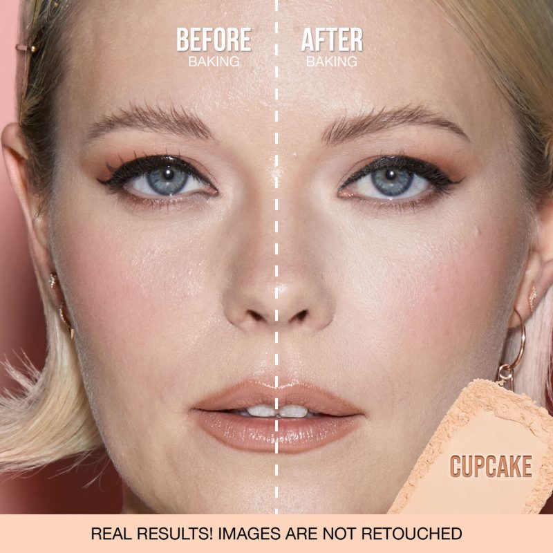 HUDA BEAUTY Easy Bake and Snatch Pressed Talc-Free Brightening and Setting Powder-SHADE CUPCAKE - Image 2
