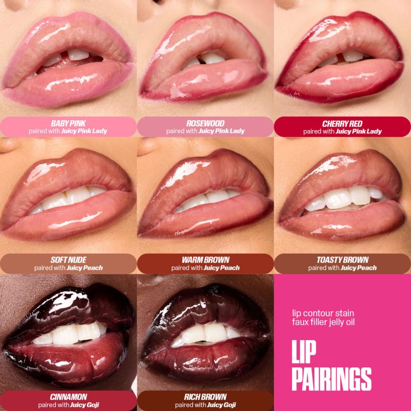 HUDA BEAUTY Faux Filler Jelly Oil Pink Lady - Image 4