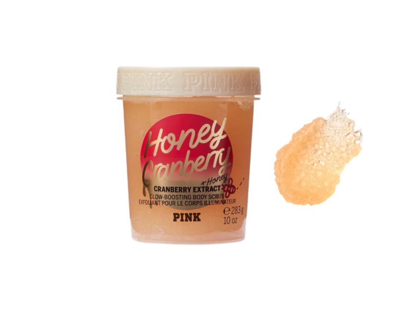 PINK BY VICTORIA SECRET BODY SCRUB CRANBERRY HONEY