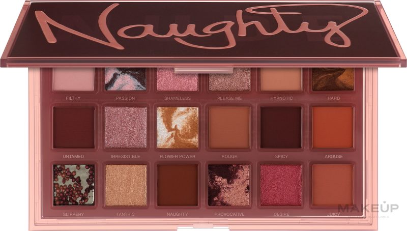 HUDA BEAUTY EYESHADOW PALETTE -NAUGHTY - Image 2