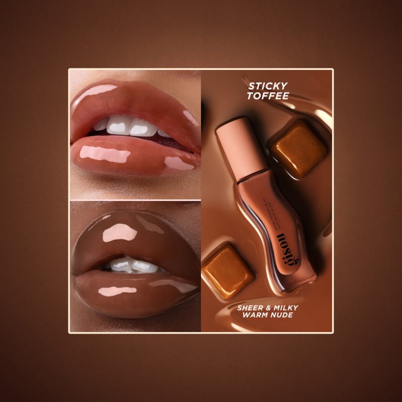 GISOU Honey Infused Lip Oil Fall Edition- TOFFE STICK - Image 4