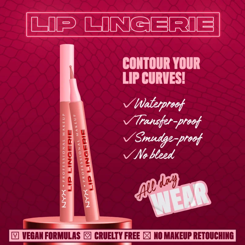 NYX Lip Lingerie Lip Liner Stain-SHADE CUFF ME - Image 2
