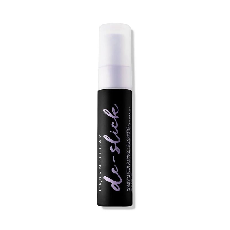 URBAN DECAY De-Slick Mattifying Makeup Setting Spray for Face, Waterproof, Smudge-proof, Oil & Shine Control, for Oily Combination Skin, Oil-free, Vegan, Cruelty-free-30ML
